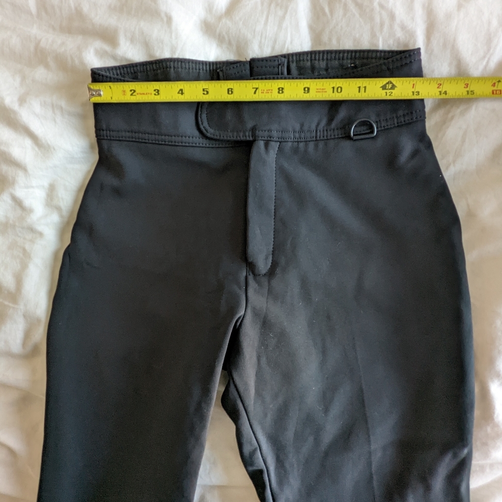 Vintage LL Bean Schoeller Snow Ski Pants Black Size 4 - Picture 6 of 11